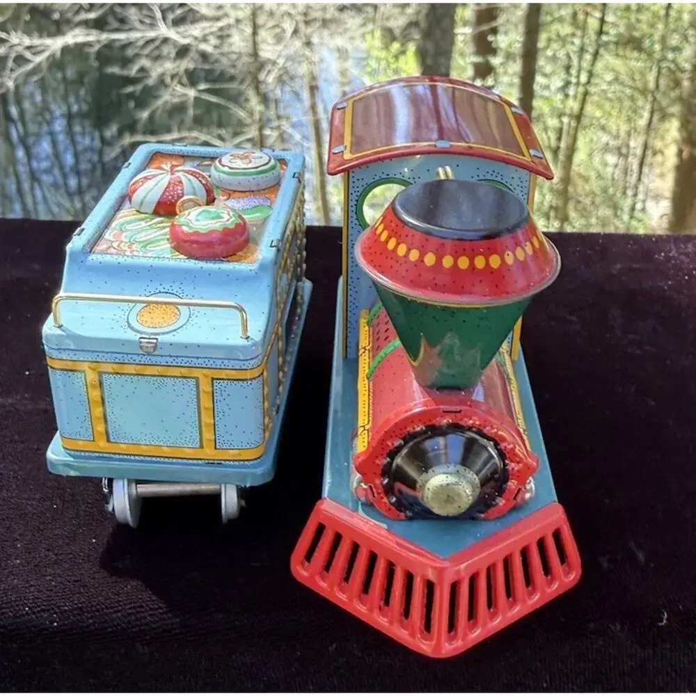 VTG Hallmark COLLECTOR SERIES TRAIN ENGINE & Car 1994 #1 & 2 No Box EUC -LO10